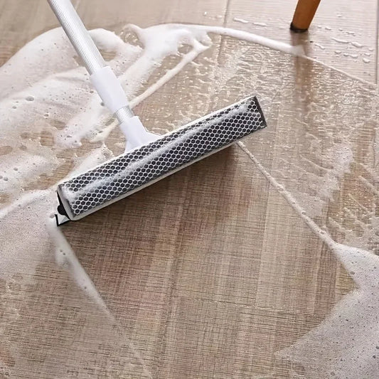 Extendable Window Cleaning Brush & Squeegee – Ideal for Glass, Car & Shower