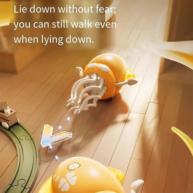 Interactive Octopus Toy with Music & Lights – Baby Crawling Companion with Obstacle Avoidance