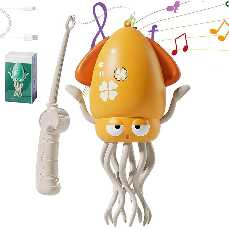 Interactive Octopus Toy with Music & Lights – Baby Crawling Companion with Obstacle Avoidance
