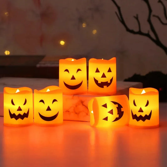 Halloween Pumpkin Lantern Skull Ghost Light – Kids’ Bedroom & Garden Party Décor