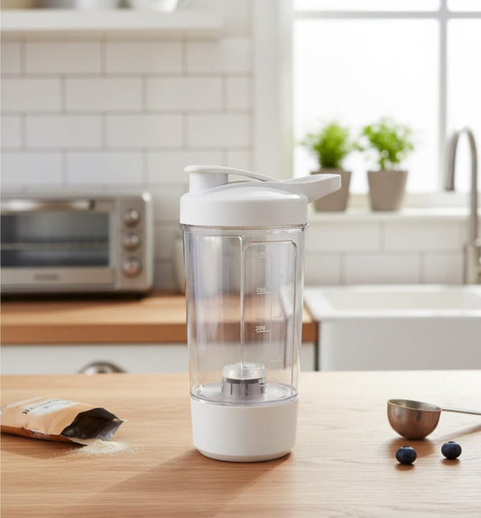 Multipurpose USB Shaker Bottle – Rechargeable Protein Drink Mixer 450ml