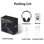 3 in 1 Wireless Headphones – Stereo with Bluetooth, 3.5mm AUX & TF Card