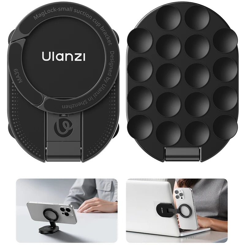 Magnetic Phone Mount with Suction Cup for Vlogging & Livestream