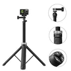 Foldable 360° Tripod Selfie Stick for GoPro Hero 13–5, Insta360, DJI Action