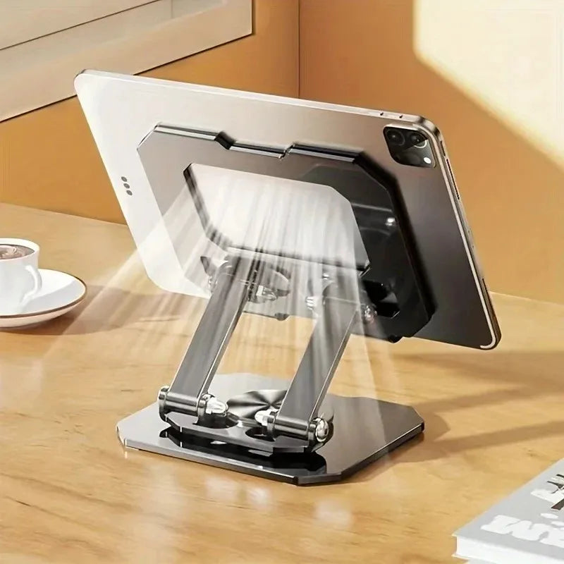 360° Rotatable Tablet Stand – Adjustable & Foldable