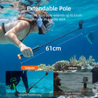 TELESIN Floating Diving Tripod Stick | For GoPro, Insta360 & DJI Action Cams
