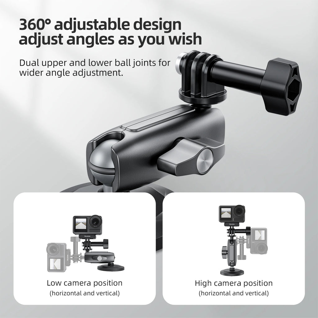 360° Magnetic Action Camera Mount | For GoPro, Insta360, DJI & Phones