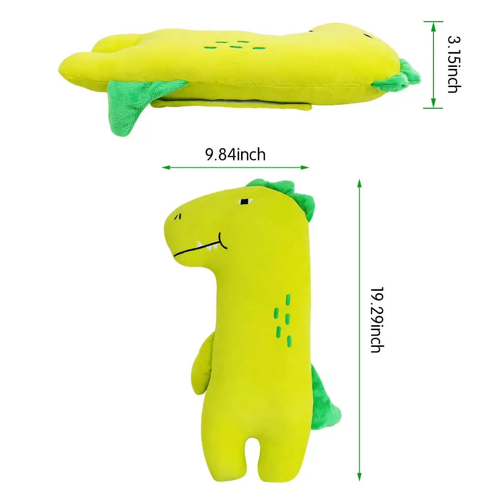 Dinosaur Seatbelt Pillow for Kids – Comfy Car & Stroller Cushion