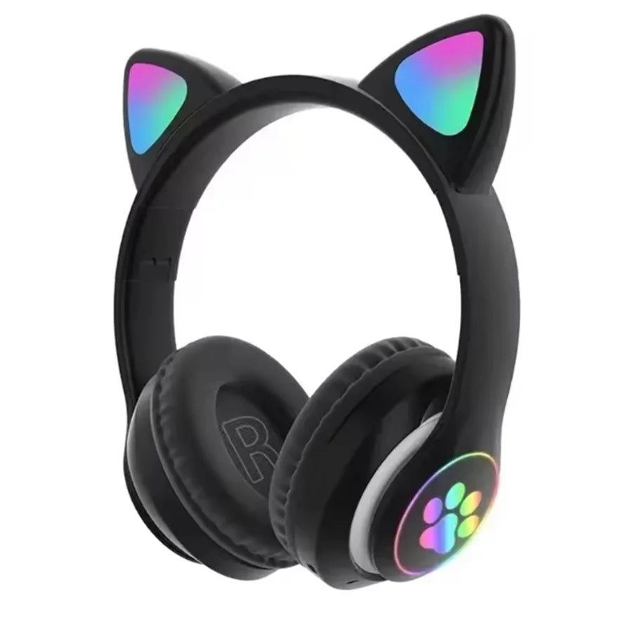 GlowSound™ Cat Ear RGB Headphones