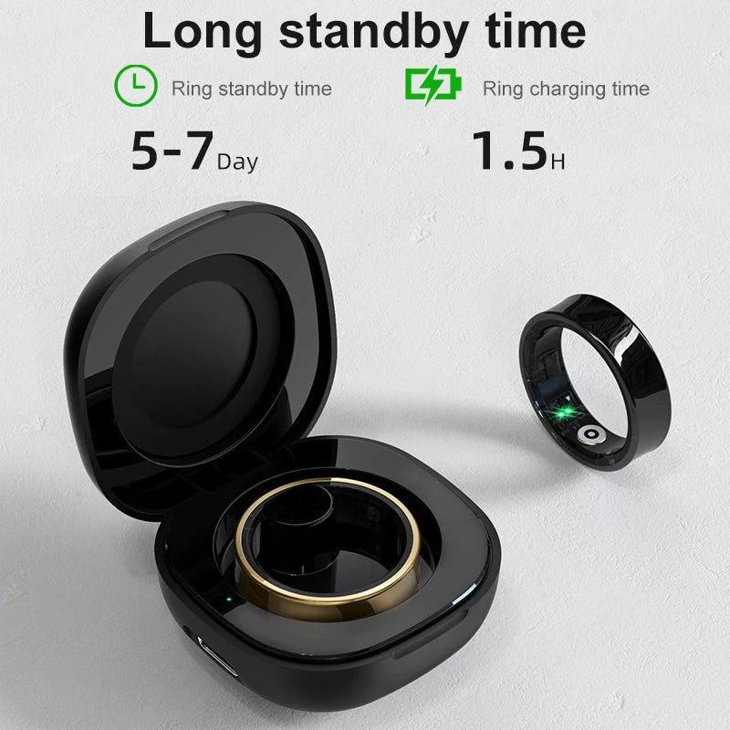 R09 Smart Health Ring – Heart Rate, Blood Oxygen & Fitness Tracker