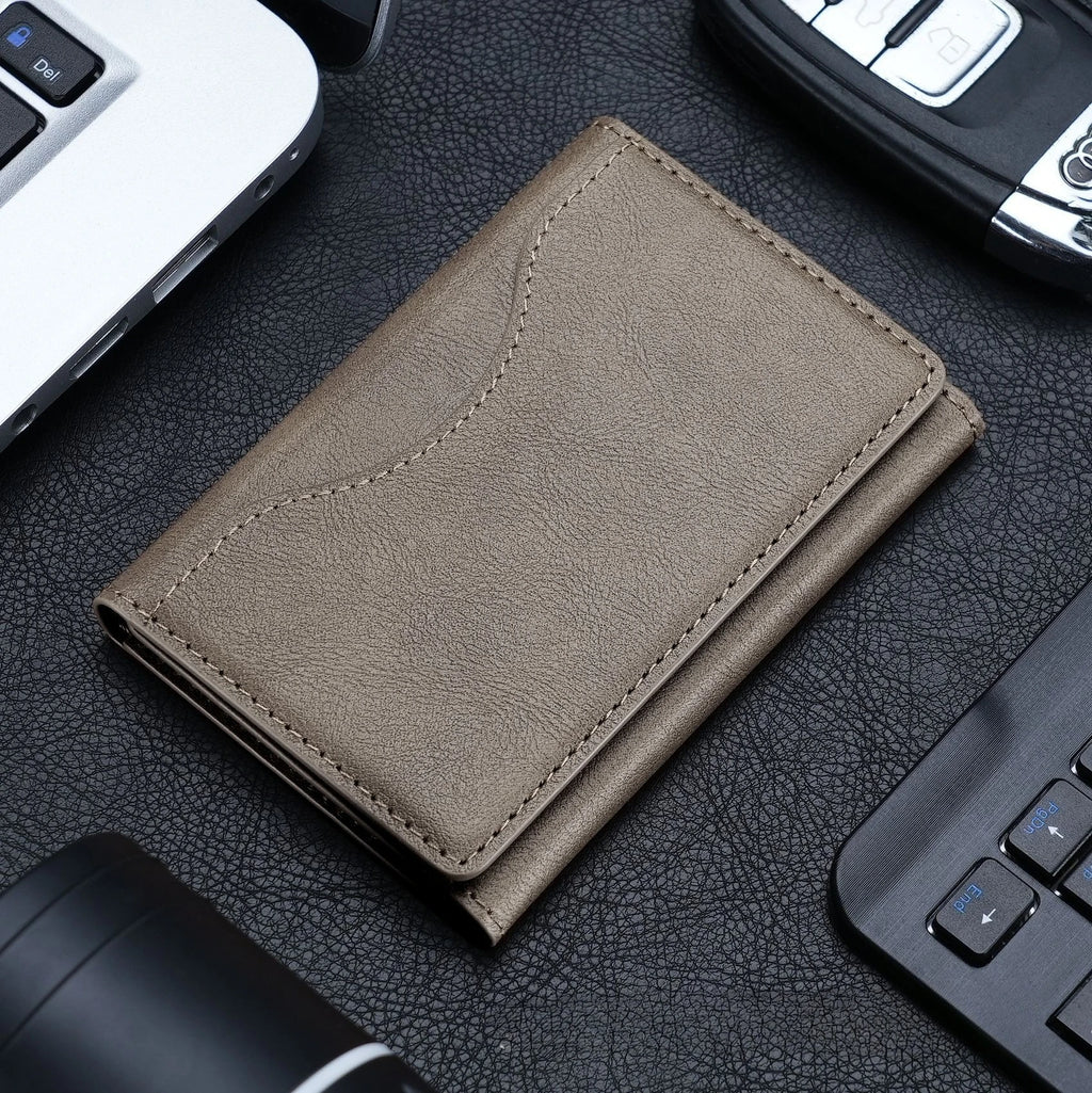 Magnetic iPhone Wallet Case – Leather Card Pouch with MagSafe