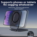 Magnetic Car Phone Holder Ultra-Thin Foldable Dashboard Mount