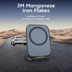 Magnetic Car Phone Holder Ultra-Thin Foldable Dashboard Mount