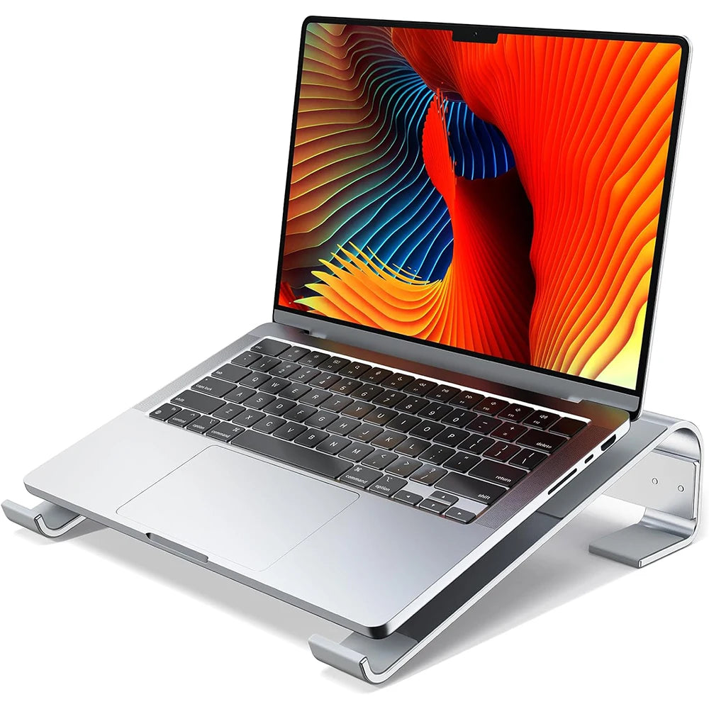 Aluminium Laptop Cooling Stand – Adjustable Desk Riser