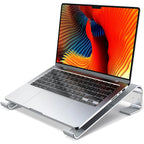 Aluminium Laptop Cooling Stand – Adjustable Desk Riser