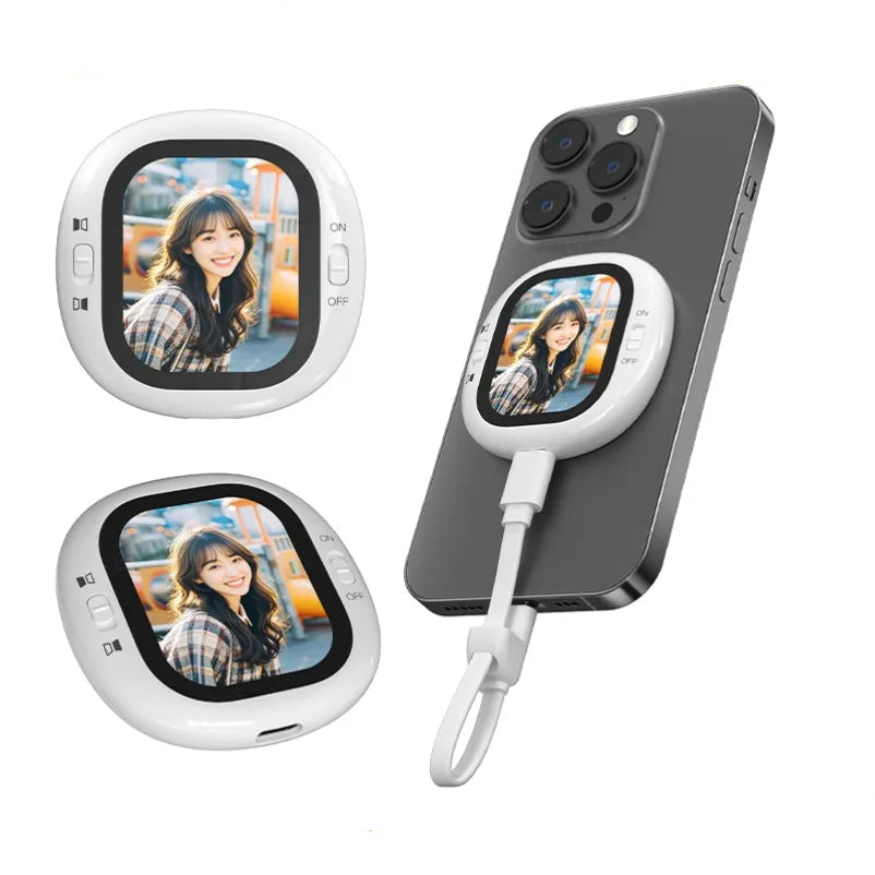 Wireless Selfie Screen Projector – Mobile Vlog Display Tool
