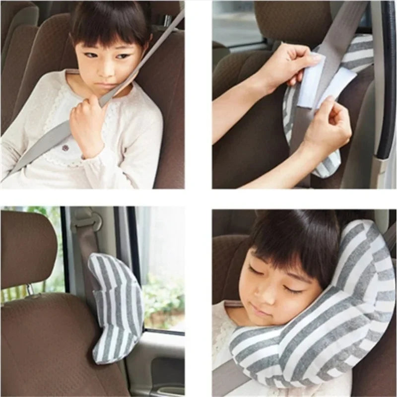 Kids Cartoon Car Seatbelt Pillow – Neck & Shoulder Support Pad