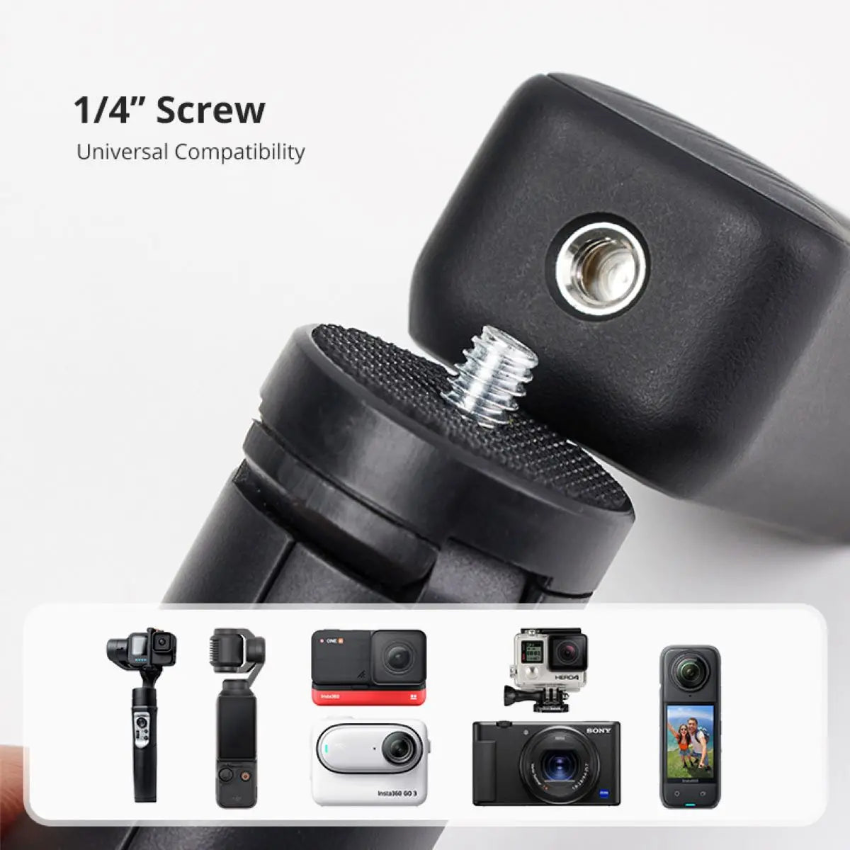 Mini Tripod Mount for DJI Osmo Pocket 3 – Lightweight & Non-Slip Support