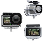 Waterproof Housing for DJI Osmo Action 3–5 Pro | TELESIN 45M Dive Case