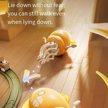 Giocattolo interattivo a forma di polpo con musica e luci – Compagno per gattonare con sistema anti-ostacolo