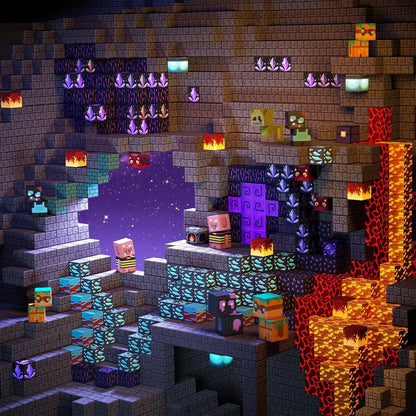 Set di mattoncini magnetici STEM – Blocchi cubici Cave World per bambini – La migliore idea regalo del 2025 