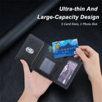 Magnetic iPhone Wallet Case – Leather Card Pouch with MagSafe