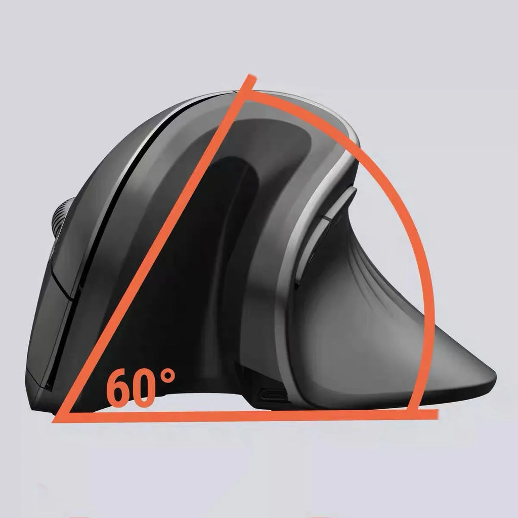 Wireless Vertical Mouse Warvank U2 – Adjustable DPI & Ergonomic Design for PC/Laptop