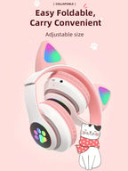 GlowSound™ Cat Ear RGB Headphones