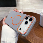 Soft Touch MagSafe Phone Cover – Wireless Charging for iPhone 11–17