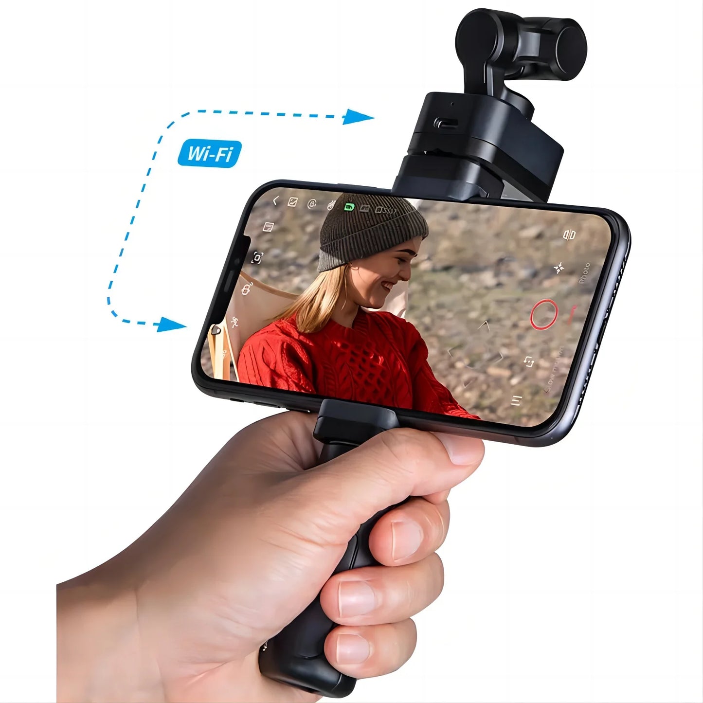 Feiyu Pocket 3 Kit – 4K Gimbal Camera with AI Tracking & Magnetic Mount