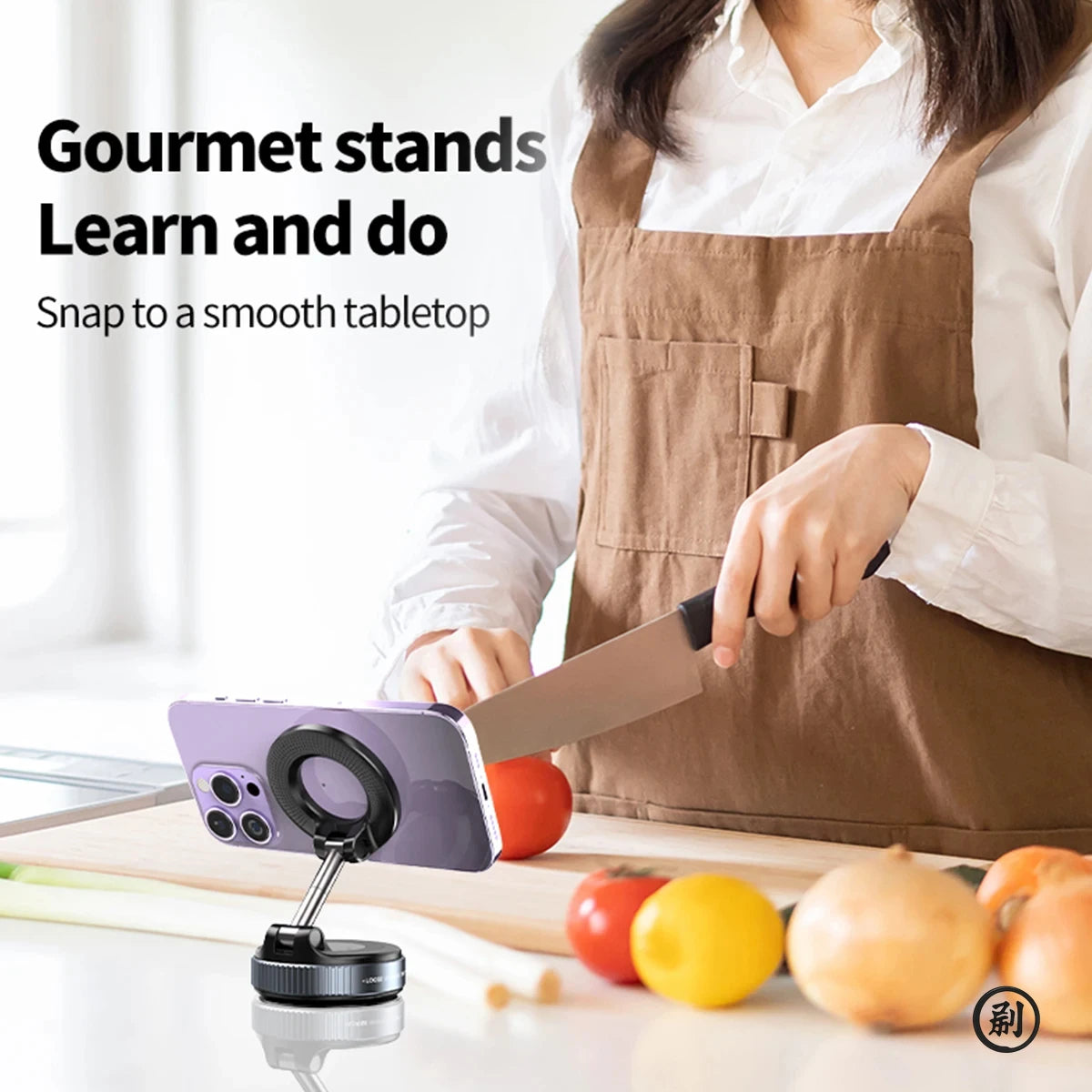 Universal Magnetic Car Mount with Rotating Suction Base