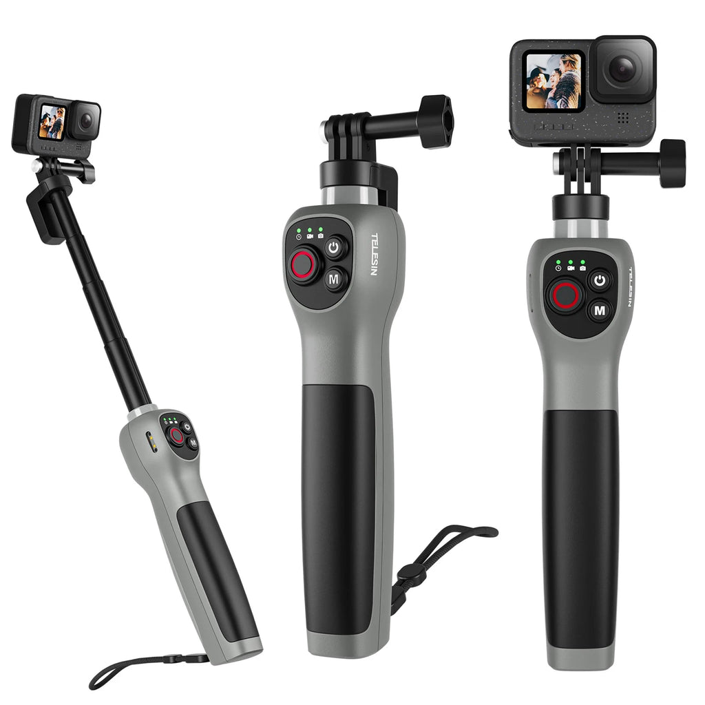Waterproof Diving Selfie Stick 0.85M | TELESIN + Remote for GoPro 8–12