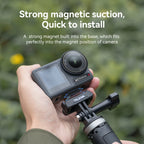Magnetic Two-Claw Adapter for DJI Action 3/4/5 Pro – Universal 1/4" Mount