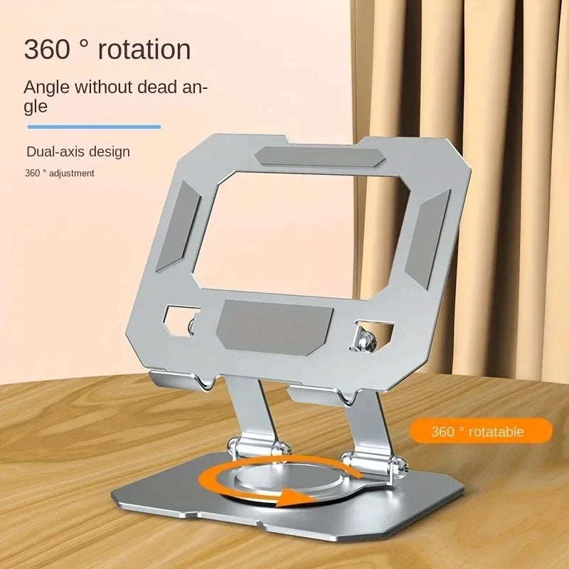 360° Rotatable Tablet Stand – Adjustable & Foldable