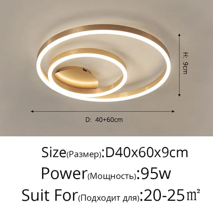 NordiGlo – Glossy Black Metal LED Chandelier for Home Interiors