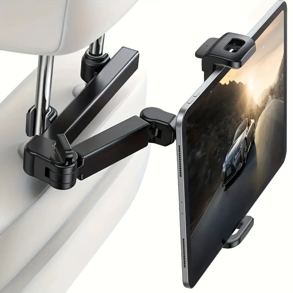 Universal Car Tablet Holder – Secure Headrest Mount for 4.7"–12.9" Devices