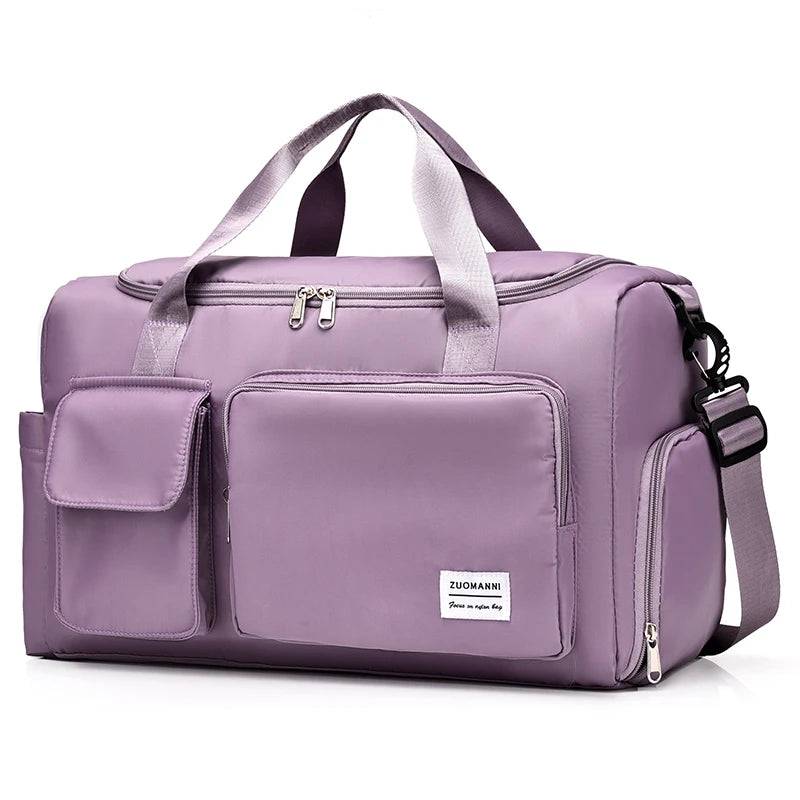 UNIXINU Travel Holdall for Women – Spacious Duffle Bag with Shoe Section & Carry-On Size