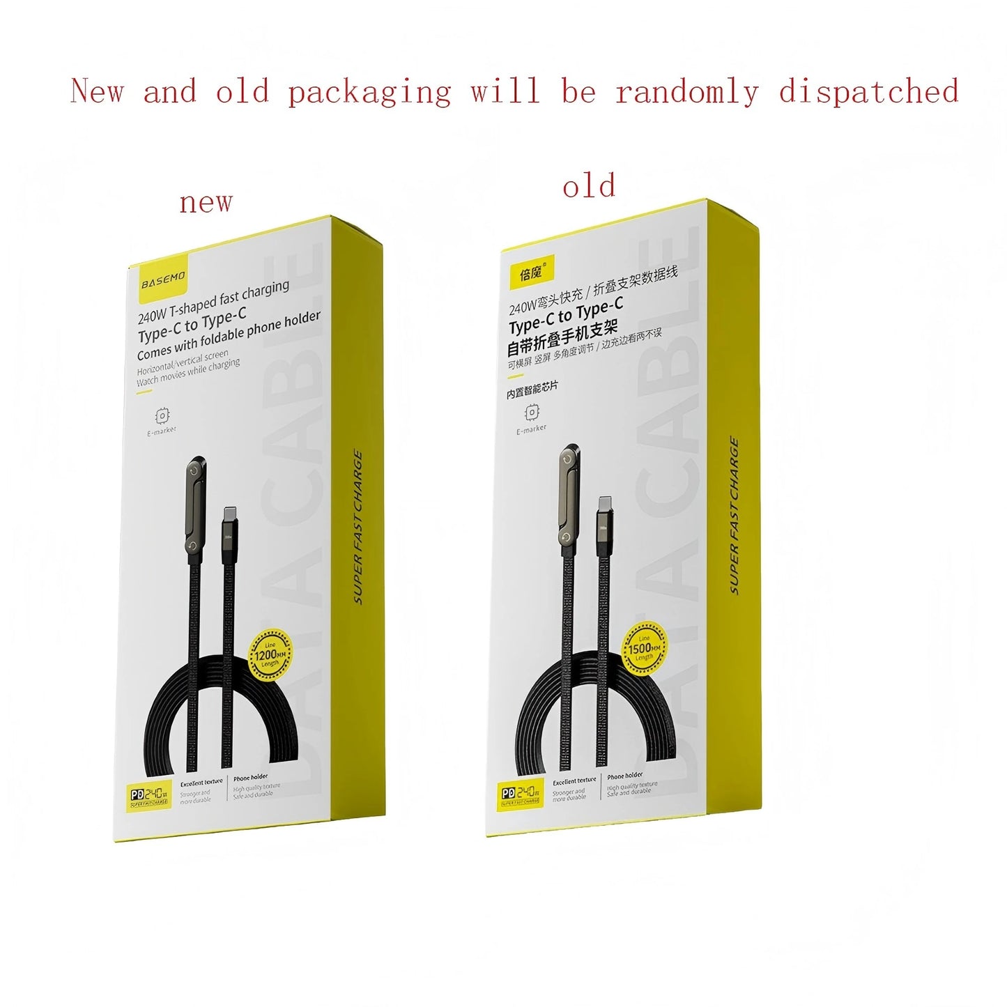 2-in-1 Fast Charging USB-C Cable & Foldable Phone Stand