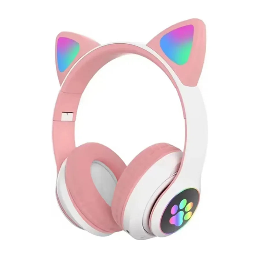GlowSound™ Cat Ear RGB Headphones