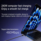 2-in-1 Fast Charging USB-C Cable & Foldable Phone Stand