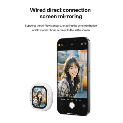 Wireless Selfie Screen Projector – Mobile Vlog Display Tool