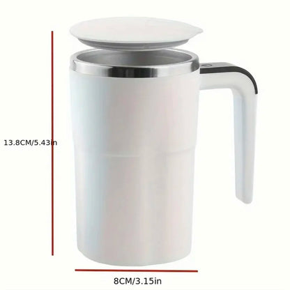 Electric Self-Stirring Cup – Touch-Activated 380ml Mixer Mug for Coffee, Tea & Gifts