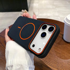 Soft Touch MagSafe Phone Cover – Wireless Charging for iPhone 11–17