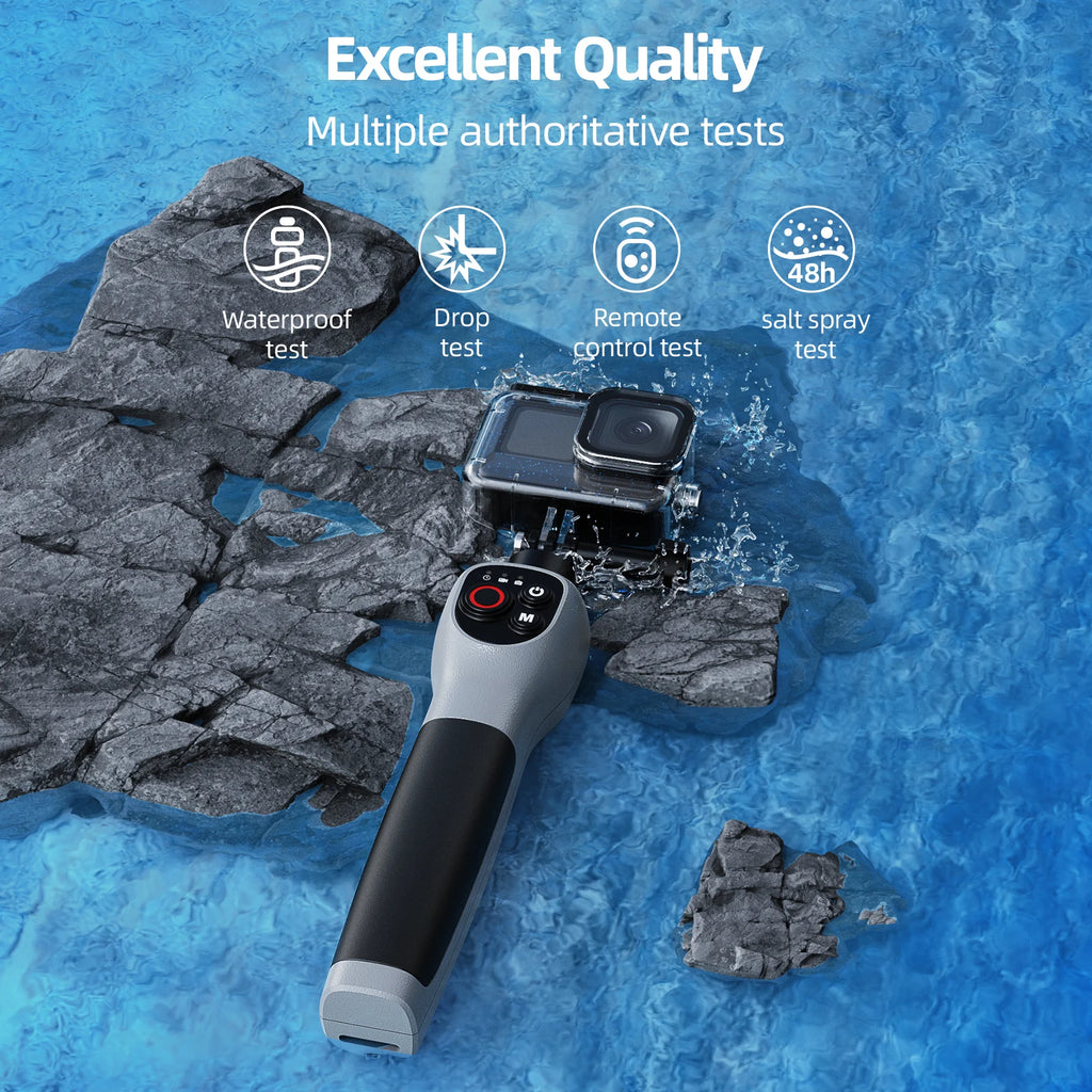 Waterproof Diving Selfie Stick 0.85M | TELESIN + Remote for GoPro 8–12