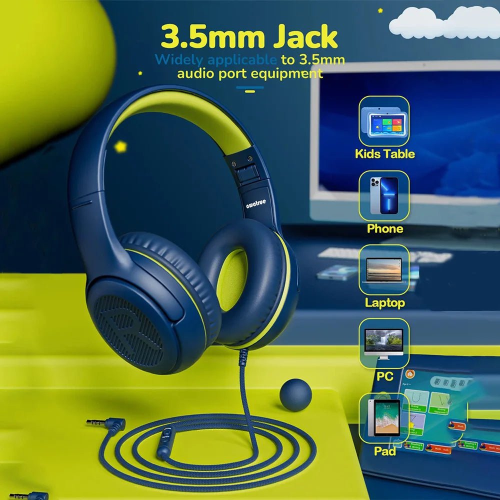 Kids Gaming Headset – Soft Foam & Mic