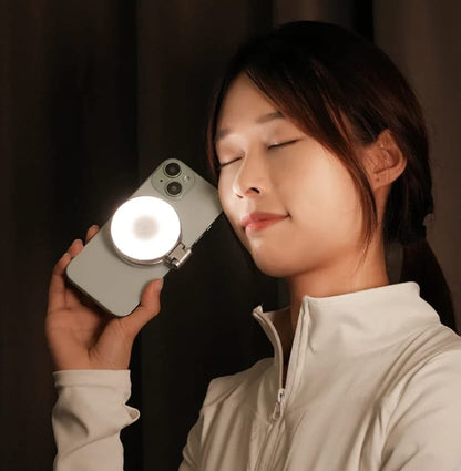 Black Friday-Magnetic Mini Selfie Light – 3 Brightness Modes for iPhone & Android - Adeju Shop