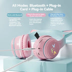 RGB Cat Earbuds – Bluetooth 5.3 Gaming Headphones