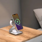 Bonola 3-in-1 Magnetic Wireless Charger - iPhone 12-16, Watch & AirPods Pro Stand - Adeju Shop