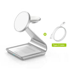 Bonola 3-in-1 Magnetic Wireless Charger - iPhone 12-16, Watch & AirPods Pro Stand - Adeju Shop