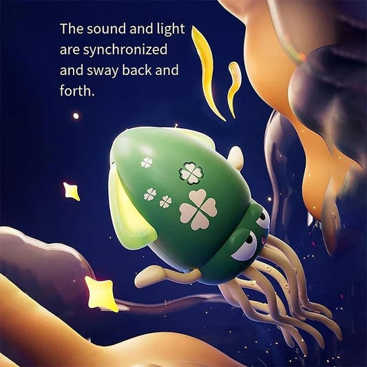 Interactive Octopus Toy with Music & Lights – Baby Crawling Companion with Obstacle Avoidance